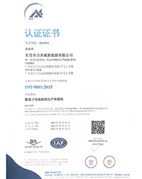 rack mounted lithium battery iso9001 2015 certification