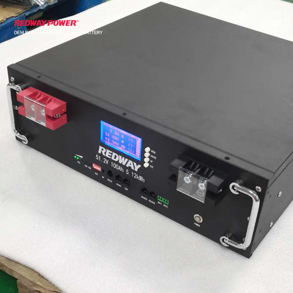 51.2v 100ah rack-mounted lithium battery factory oem