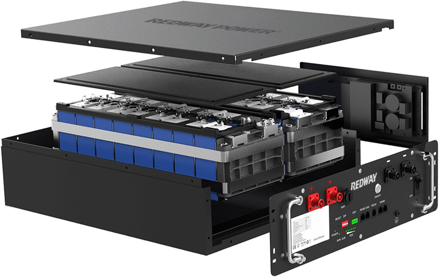 rack-mounted lithium battery factory oem 48v 100ah 51.2v 100ah 50ah 150ah 200ah redway